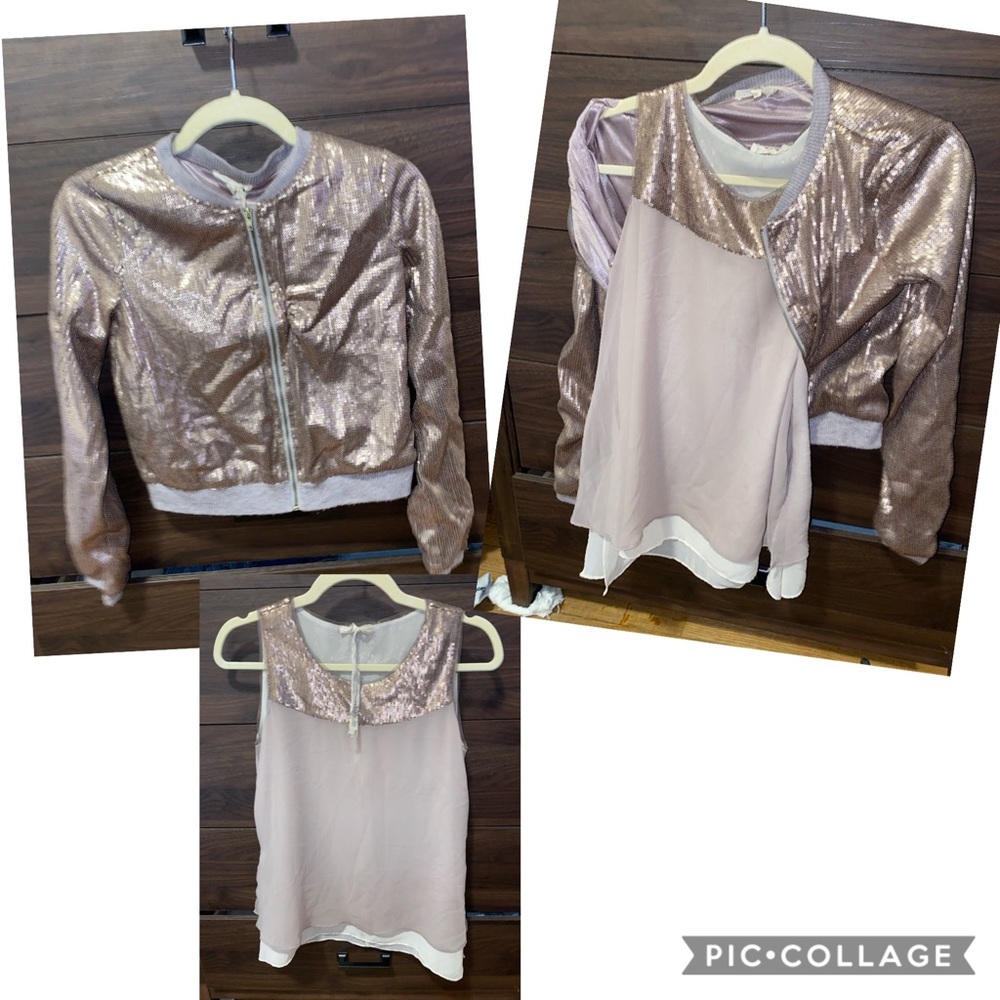 Jacket and shirt